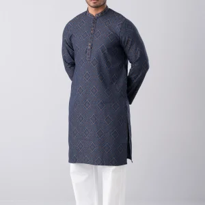Regular Fit Embroidered Semi-Formal Panjabi